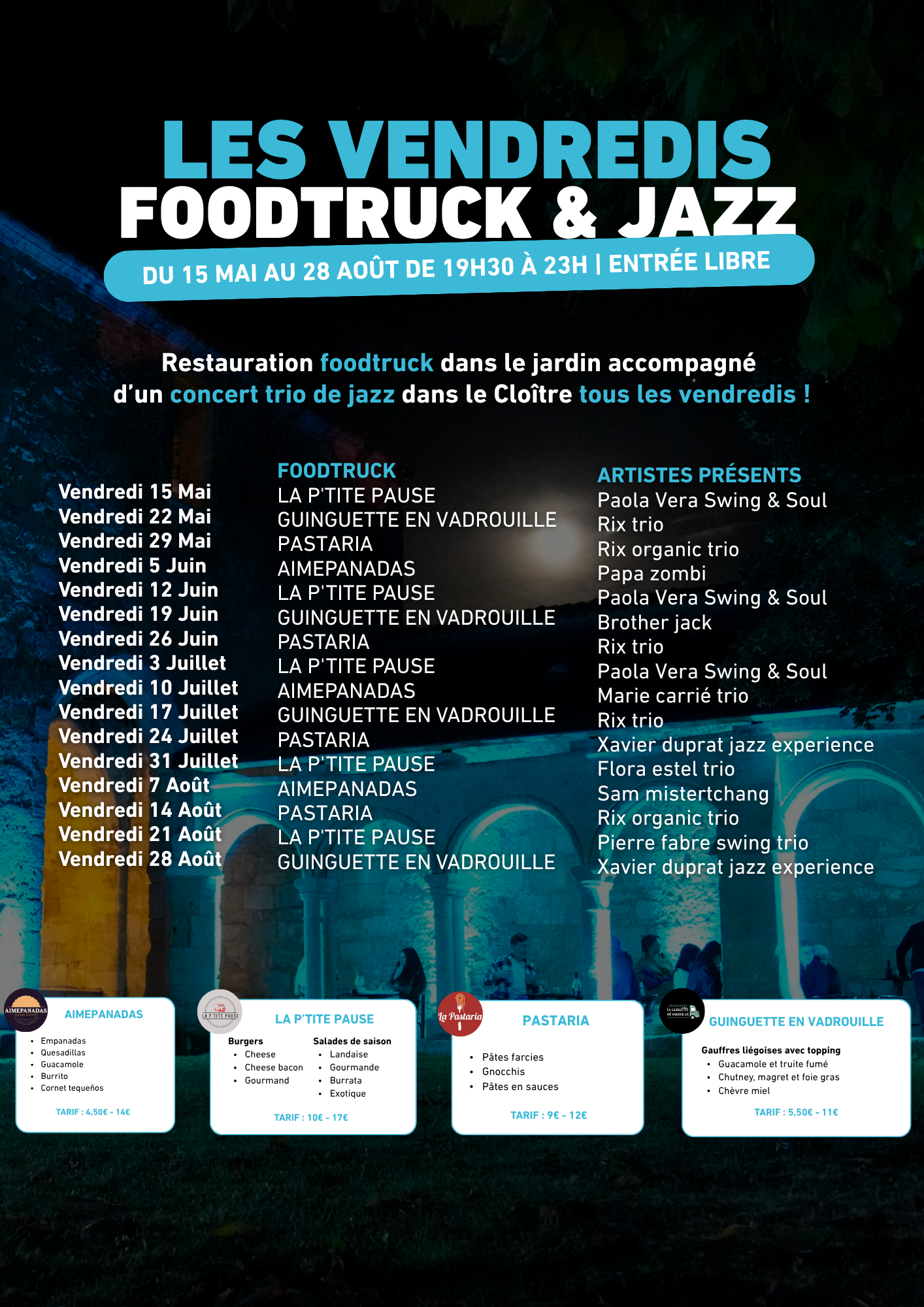 Affiche Foodtruck & Jazz
